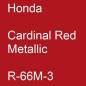 Preview: Honda, Cardinal Red Metallic, R-66M-3.